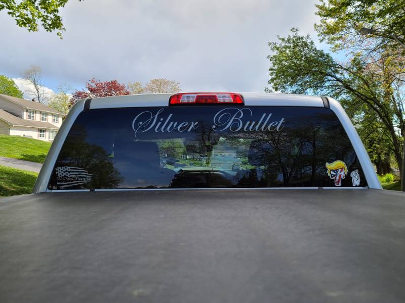 2014 chevrolet silverado Pick up truck Lettering from David C, NJ
