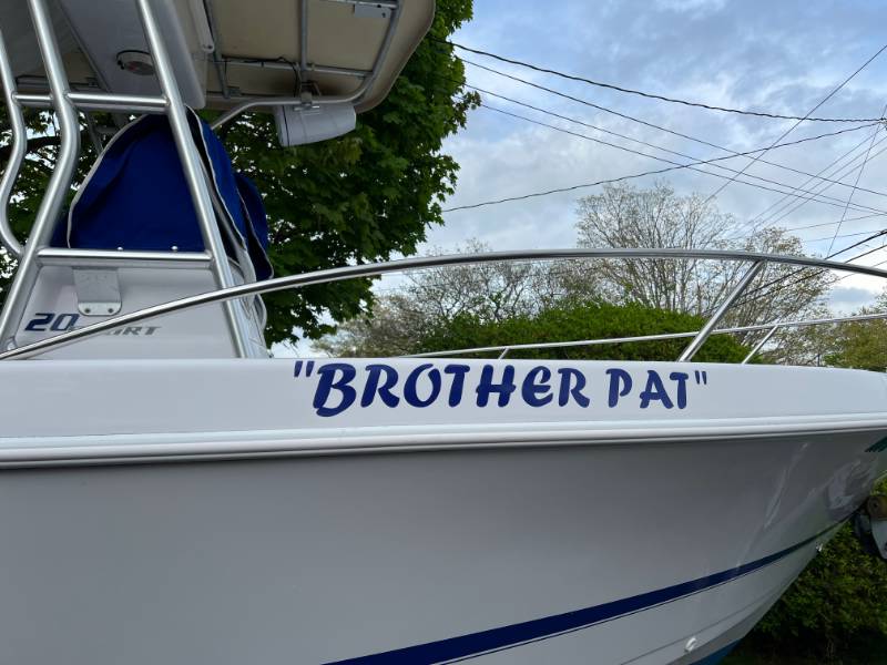 2003 Proline sport  Boat Lettering from Darrell  B, CT
