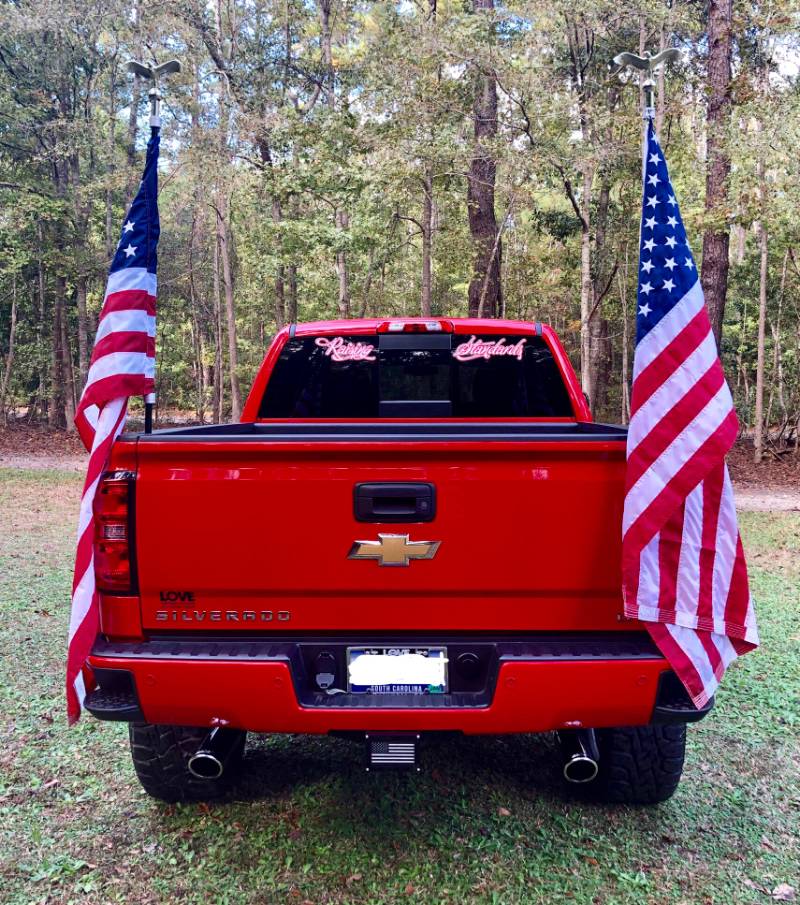 2018 Chevrolet Silverado  Truck window Lettering from Dylan L, SC