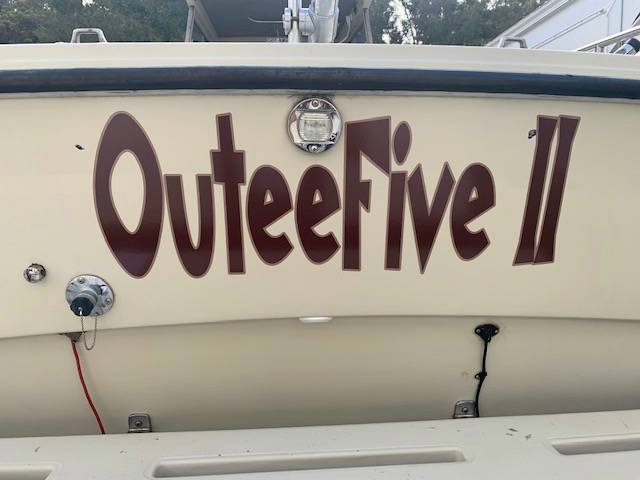 25 Skipjack Fisherman Pilothouse Boat Lettering from John M, CA