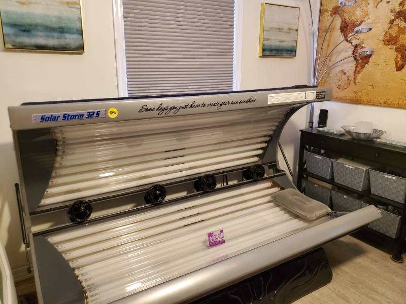 Solar Storm 32S Tanning Bed Lettering from Serena C, MD