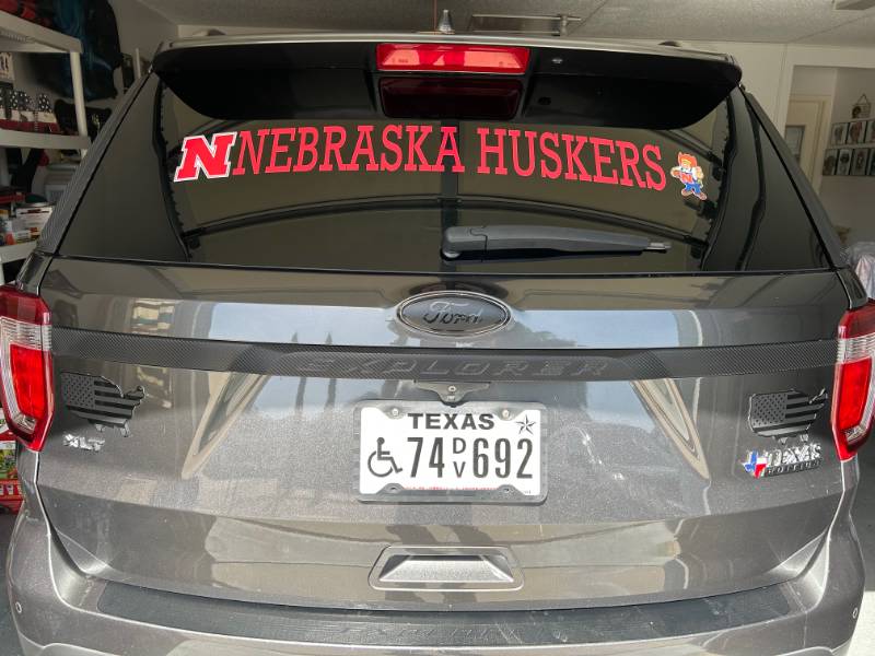 2017 Ford Explorer  SUV Lettering from Carl H, TX