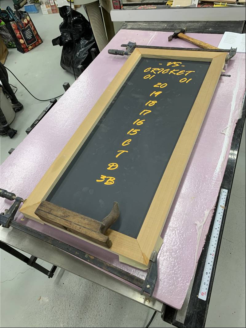 Home made chalkboard Lettering from Glenn P, NY