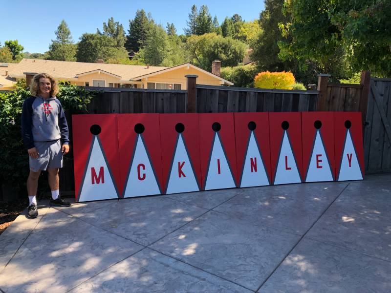 Painted wood Lettering from Julie C, CA