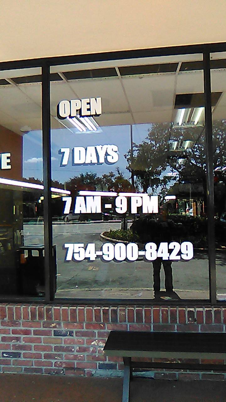 Barber Shop window lettering . Lettering from william r, FL