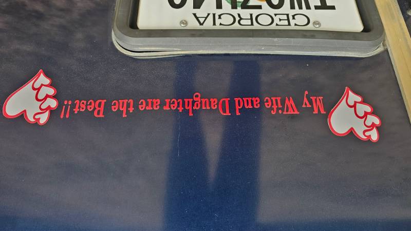 Trailer, camper Lettering from Stephen C, GA