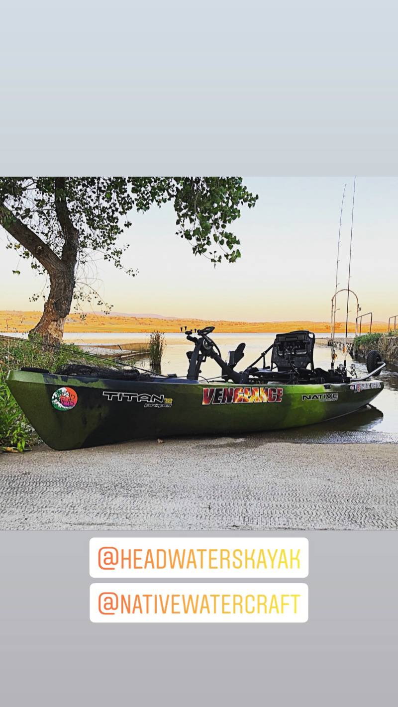 2019 Native Titan Kayak Lettering from David N, CA