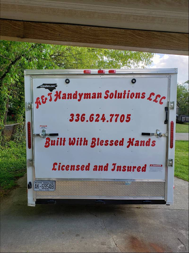 Cargo trailer  Lettering from Reginald D, NC