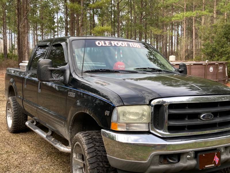 2002 F250 super duty  Truck Lettering from Albert J, GA