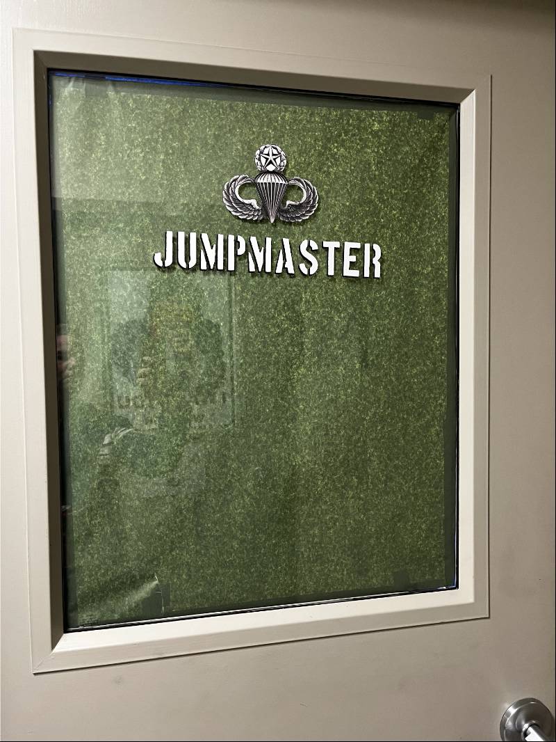 Window Lettering from GERALD P, GA