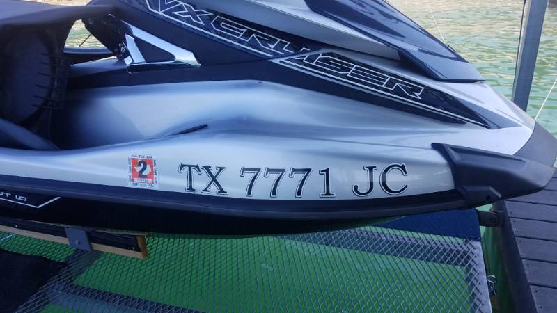 2016 Cruiser Yamaha Waverunner Lettering from Bill P, TX