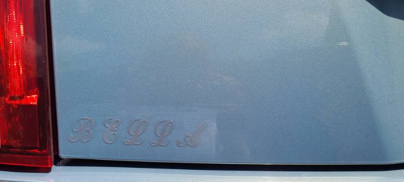 2008 Cadillac CTS BELLA Lettering from matthew k, NJ