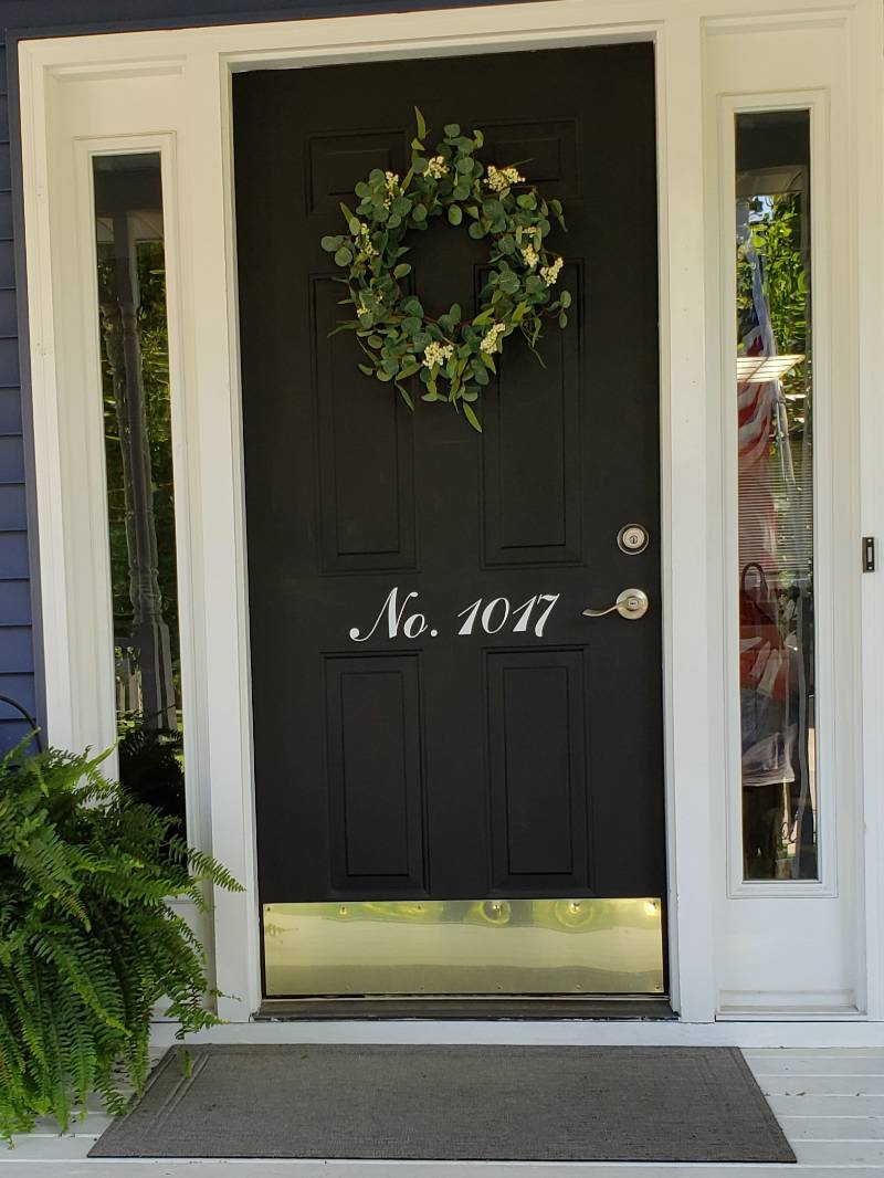 door Lettering from Susan H, MI