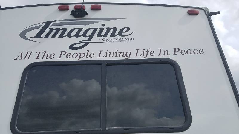 Grand Design Imagine 2250RK Travel Trailer Lettering from Timothy H, NV
