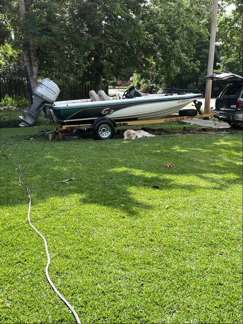 Boat trailer Lettering from Chip P, LA