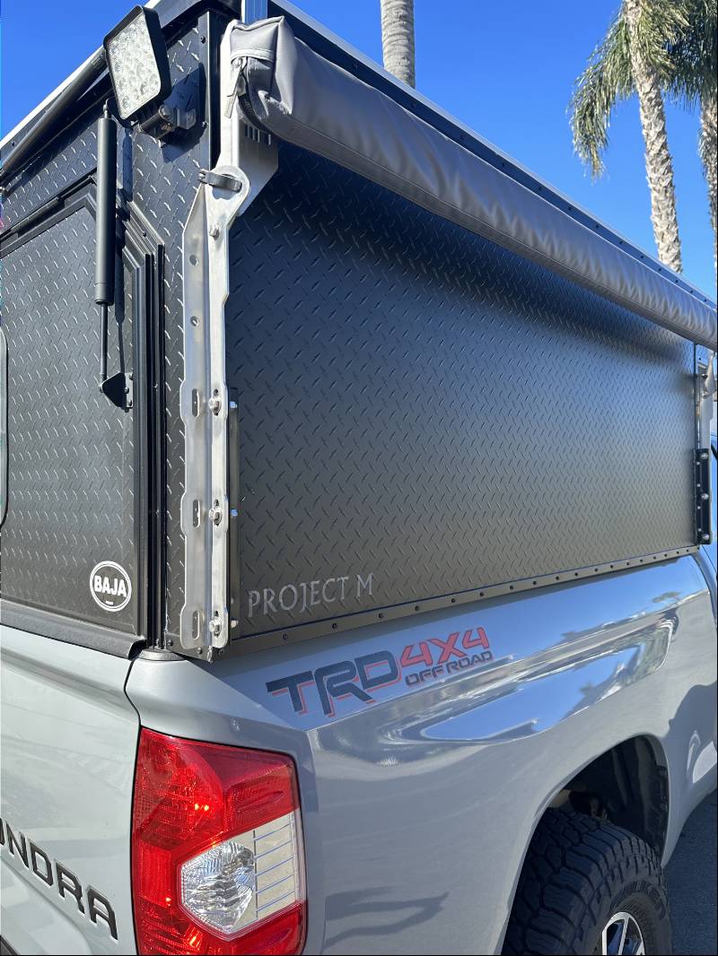 Four Wheel Pop Up Camper, Project M Lettering from Steve S, CA
