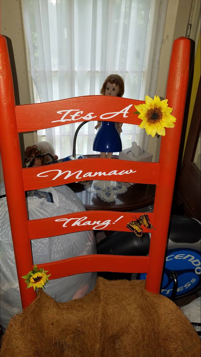 Chair Lettering from LaDonna H, TX