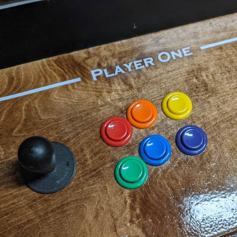 custom built Cocktail Arcade Cabinet Lettering from Brett F, MI