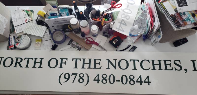 Freshly Painted wooden sign Lettering from marcus s, NH