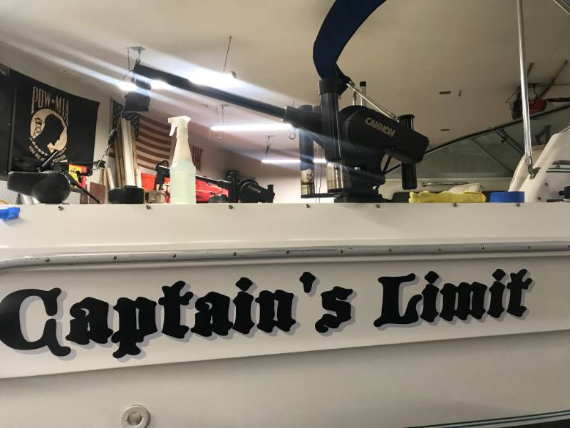 1993 Searay Laguna Fishing boat Lettering from Daniel  H, IN