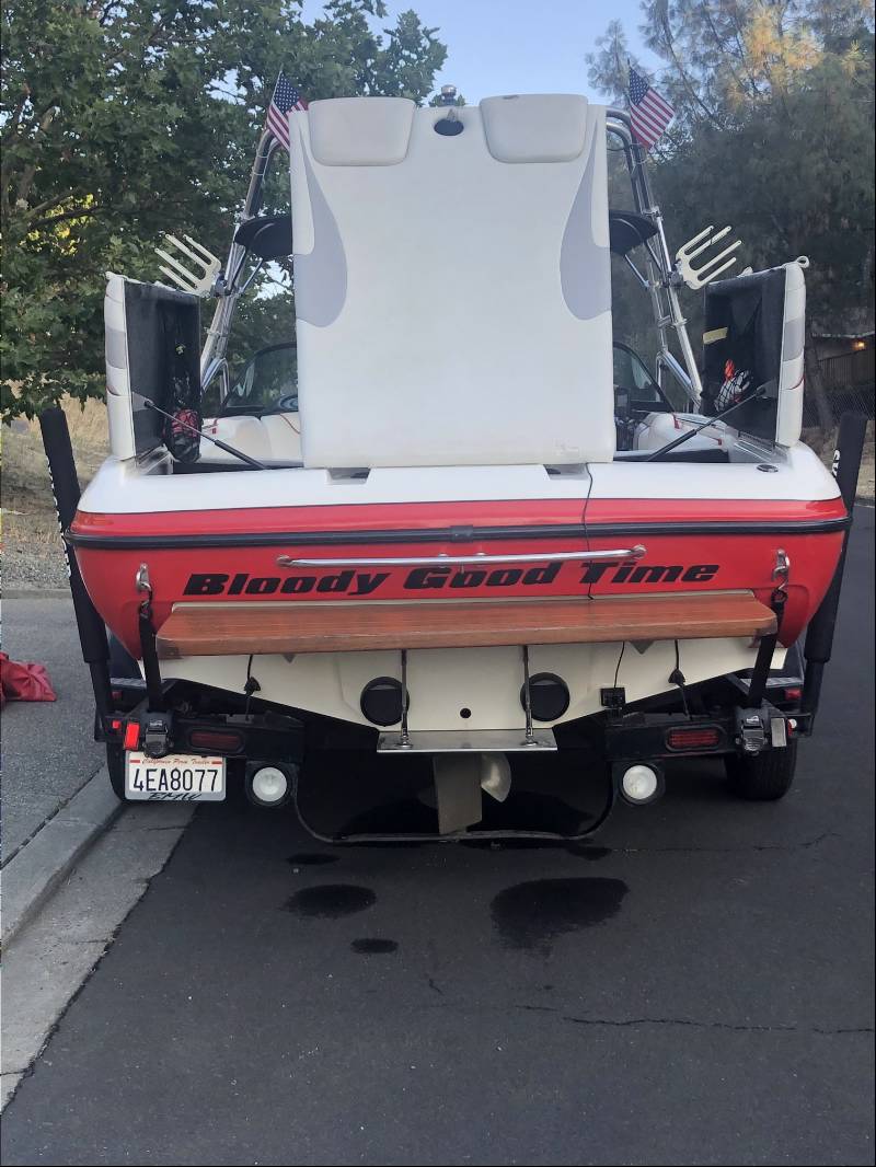 2003 Sanger B230 Boat Lettering from Christopher  L, CA