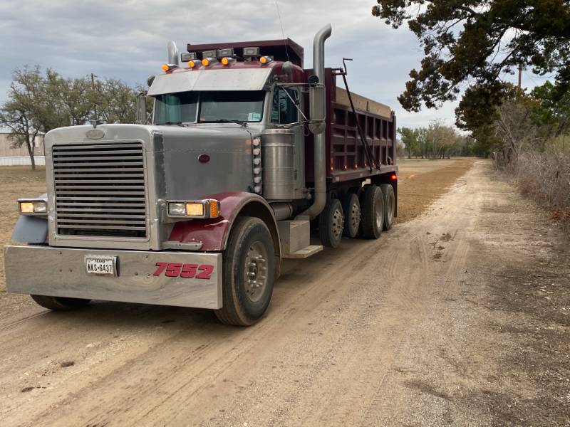 1996 Peterbilt 379 Dump truck  Lettering from Kenneth A, TX