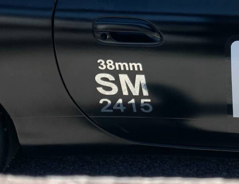Spec Miata  Race car  Lettering from Christopher R, NY