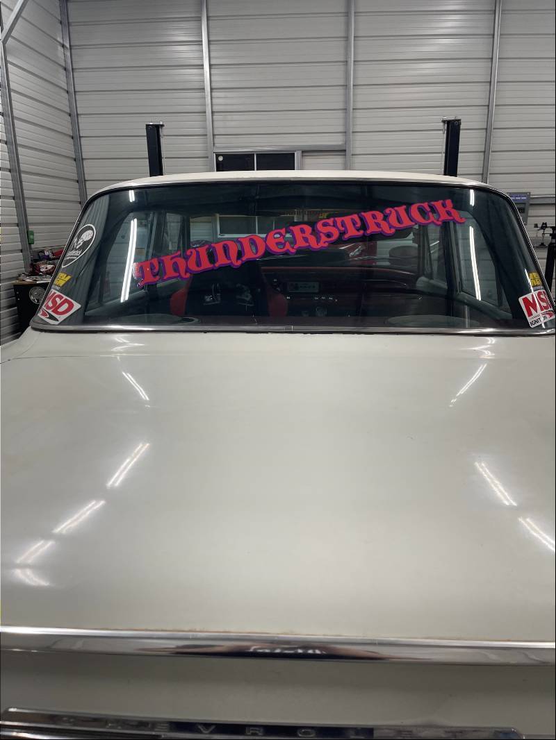 63 Chevy nova Car Lettering from Chris E, TX