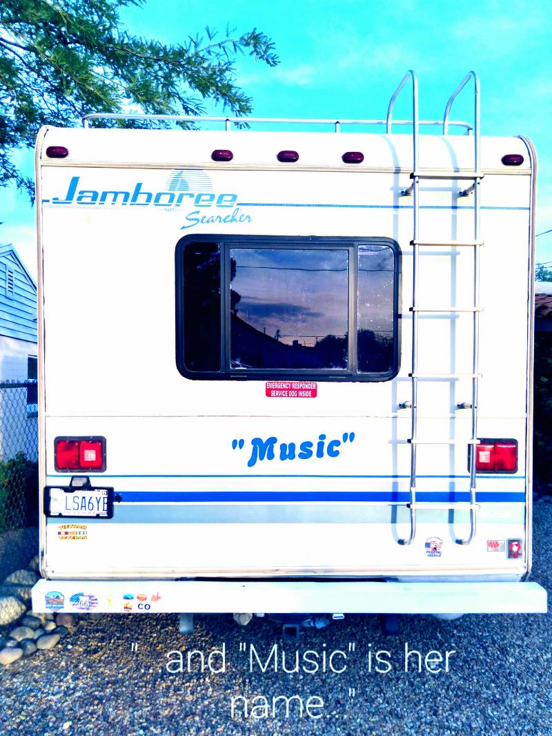 1992 27' Fleetwood Jamboree Searcher Class C motorhome Lettering from William T, AZ