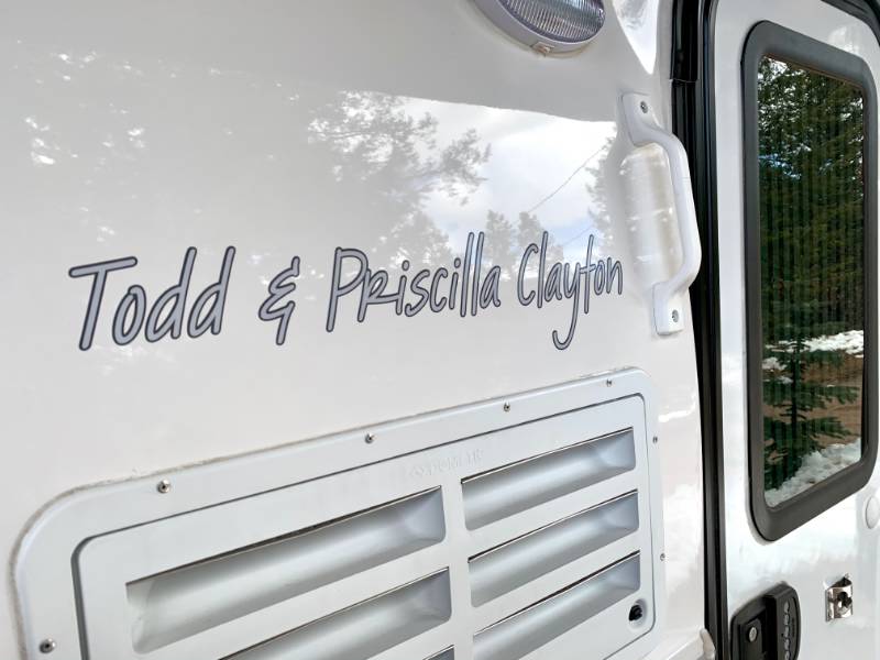 2021 Casita Spirit Deluxe Travel Trailer  Lettering from Todd C, CO
