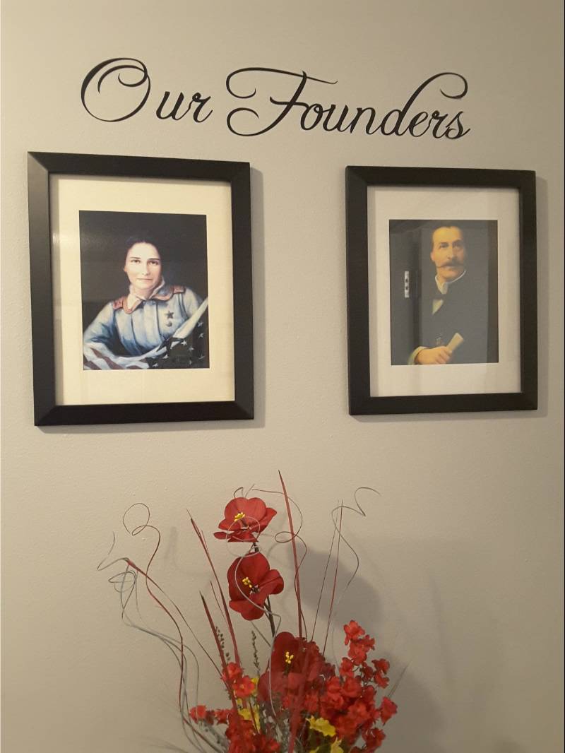 Wall in our lobby Lettering from Sylvia H, TX