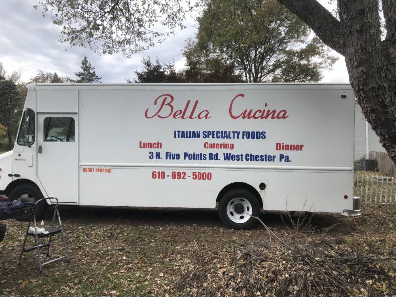 Chevy box truck Truck Lettering from Rick  T, PA