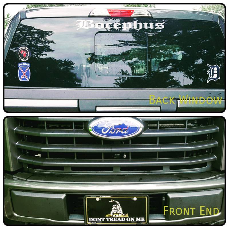 Automotive Windshield Lettering
