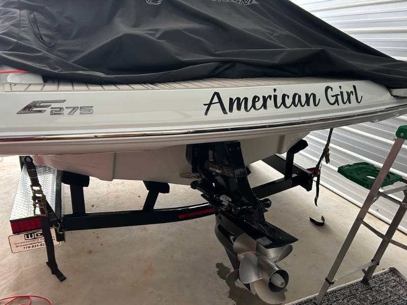 2021 Crownline e275 Boat Lettering from Stephen L, GA