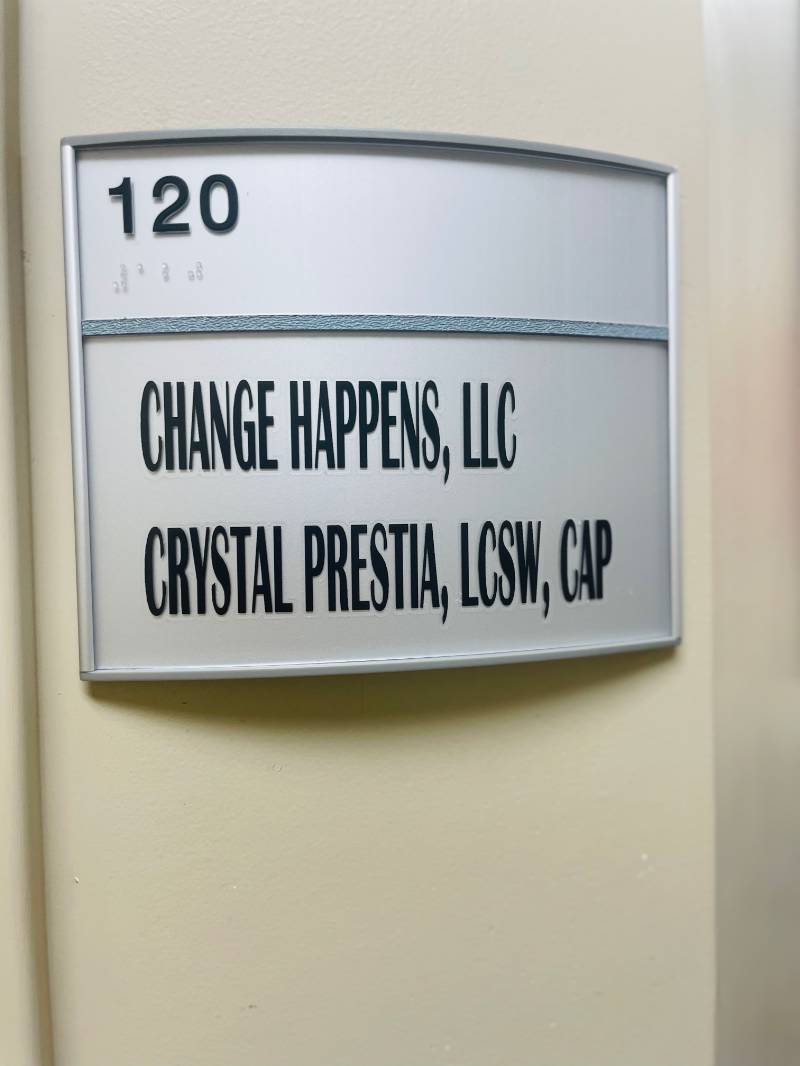 Office Directory Lettering from CRYSTAL P, FL