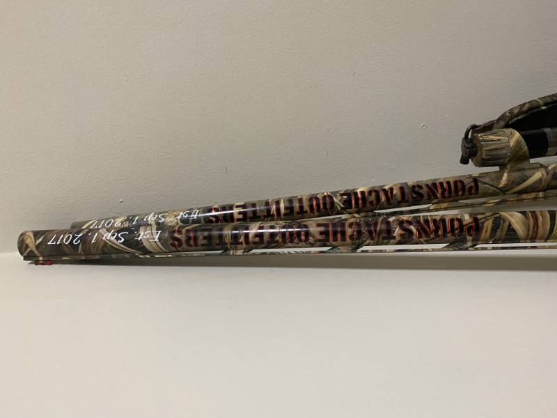 Gun barrel Lettering from Demetrios K, MI