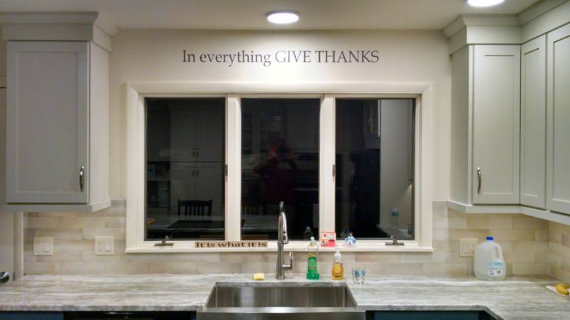 wall Lettering from Kenneth B, MI