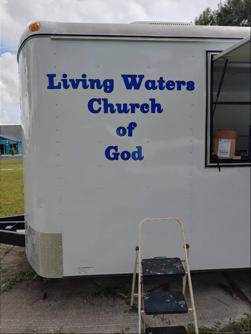 Food trailer Lettering from Cindy H, FL