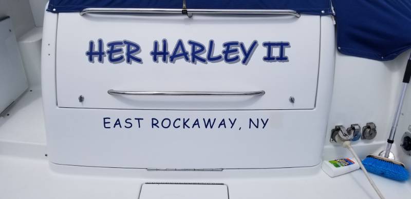 2005 Formula 31PC Boat Lettering from Randy G, NY