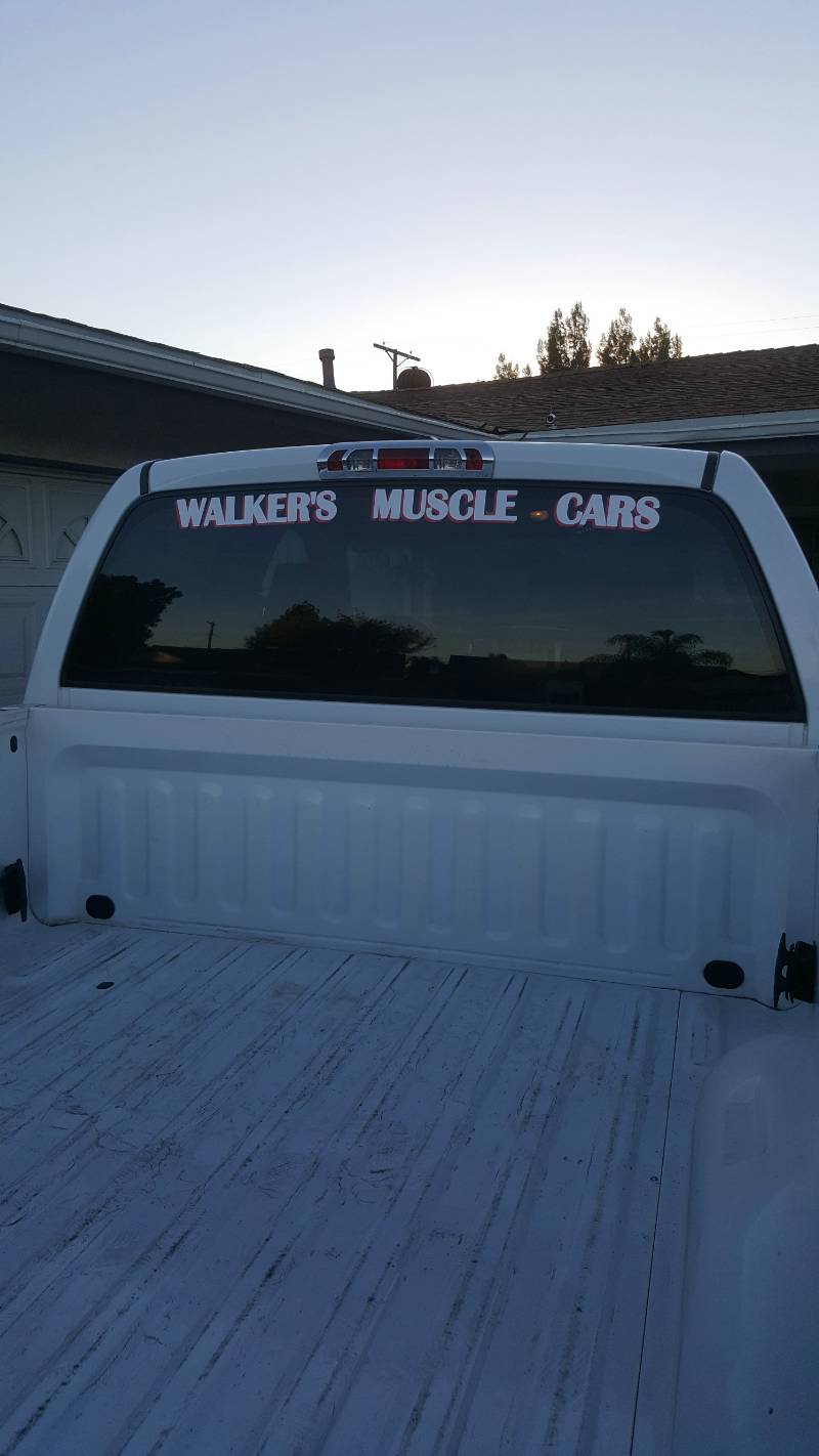 2008 Dodge Ram 1500 4x4 the rear window of my truck Lettering from Sean W, CA