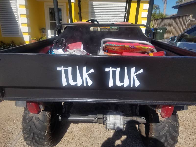 Golf cart Lettering from LORI J, TX