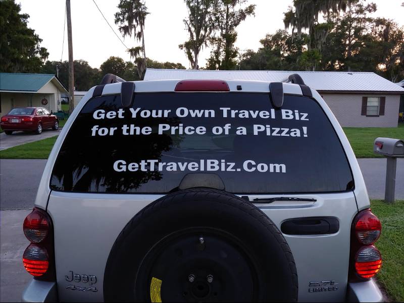 2005 Jeep Liberty SUV window Lettering from Eddie M, FL