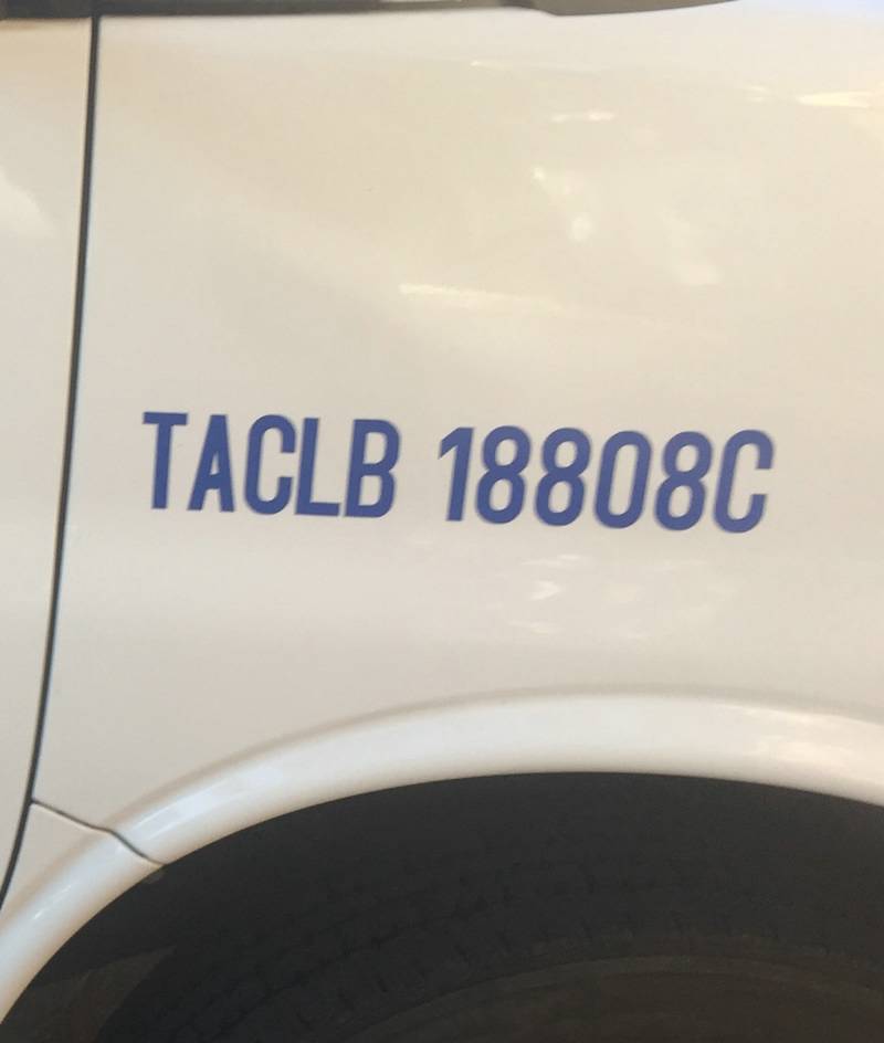 2010 Truck Lettering from Oliver R, TX