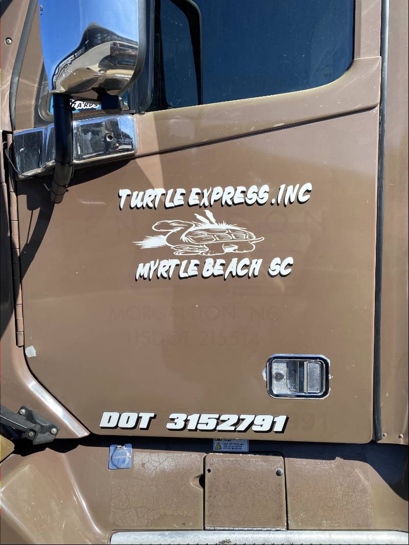 2006 Freightliner truck  Lettering from Robert B, SC