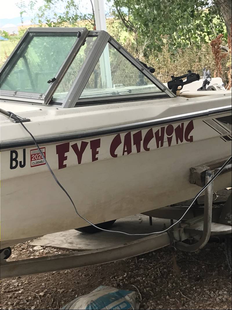 1989 classic haha Boat  Lettering from Jess W, CO
