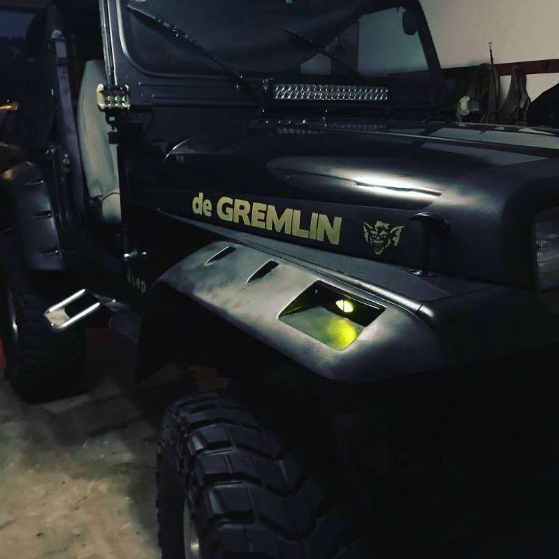 1993 Jeep Wrangler  Jeep Wrangler YJ hood and dash Lettering from Christopher  P, FL
