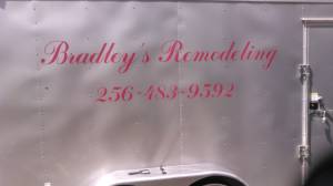 Work trailer Lettering from John B, AL
