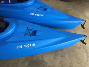 2018 Sun Dolphin Aruba 10 Kayaks Lettering from Lori D, CA