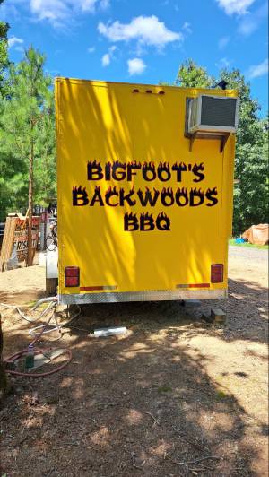Food trailer Lettering from Montey H, AR