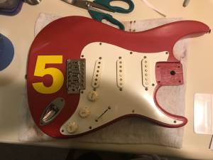 Peavey Raptor Electric Guitar Guitar Lettering from Mark H, IL